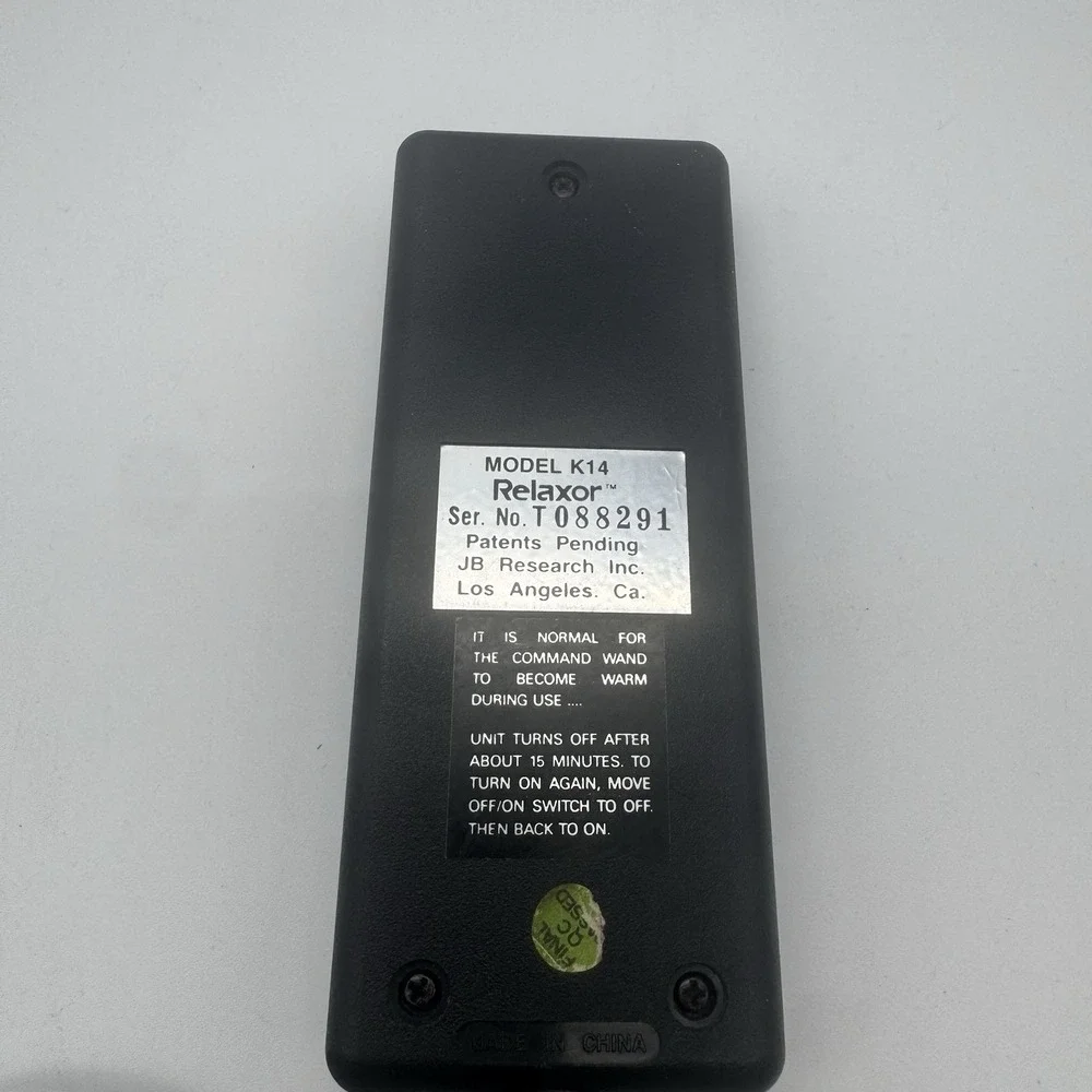 Relaxer Model K - 1/4 Remote Control for Massage‎ Recliner 8 Prong End